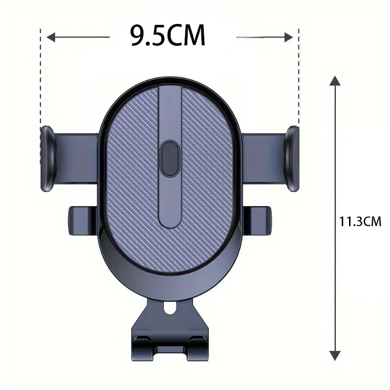 Universal 360° Rotating Air Vent Phone Holder with Anti-Slip Grip