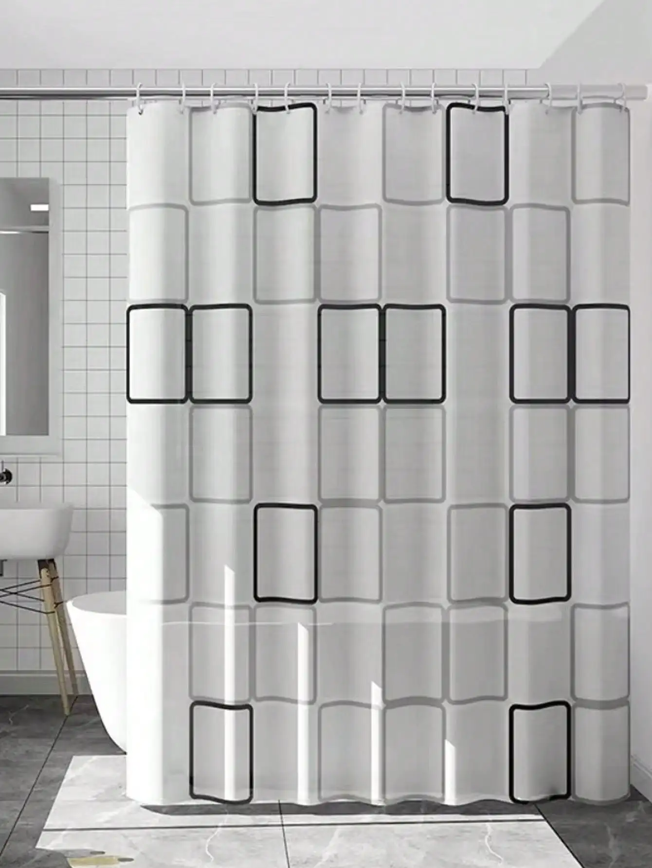 Bathroom Tarpaulin Shower Curtain Set Punch-Free Magnetic Bath Bathroom Curtain Door Curtain Partition Curtain Curtain Bathroom Tarpaulin Shower Curtain Set Punch-Free Magnetic Bath Bathroom Curtain Door Curtain Partition Curtain Curtain