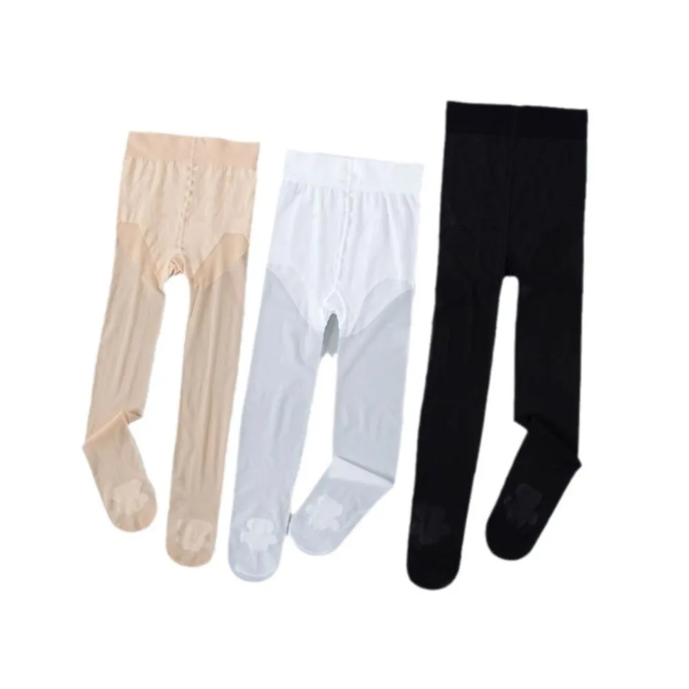 Girls' pantyhose Summer Thin flesh-colored Dance tights Spring and Autumn baby stockings Ultra-thin white pantyhose for children