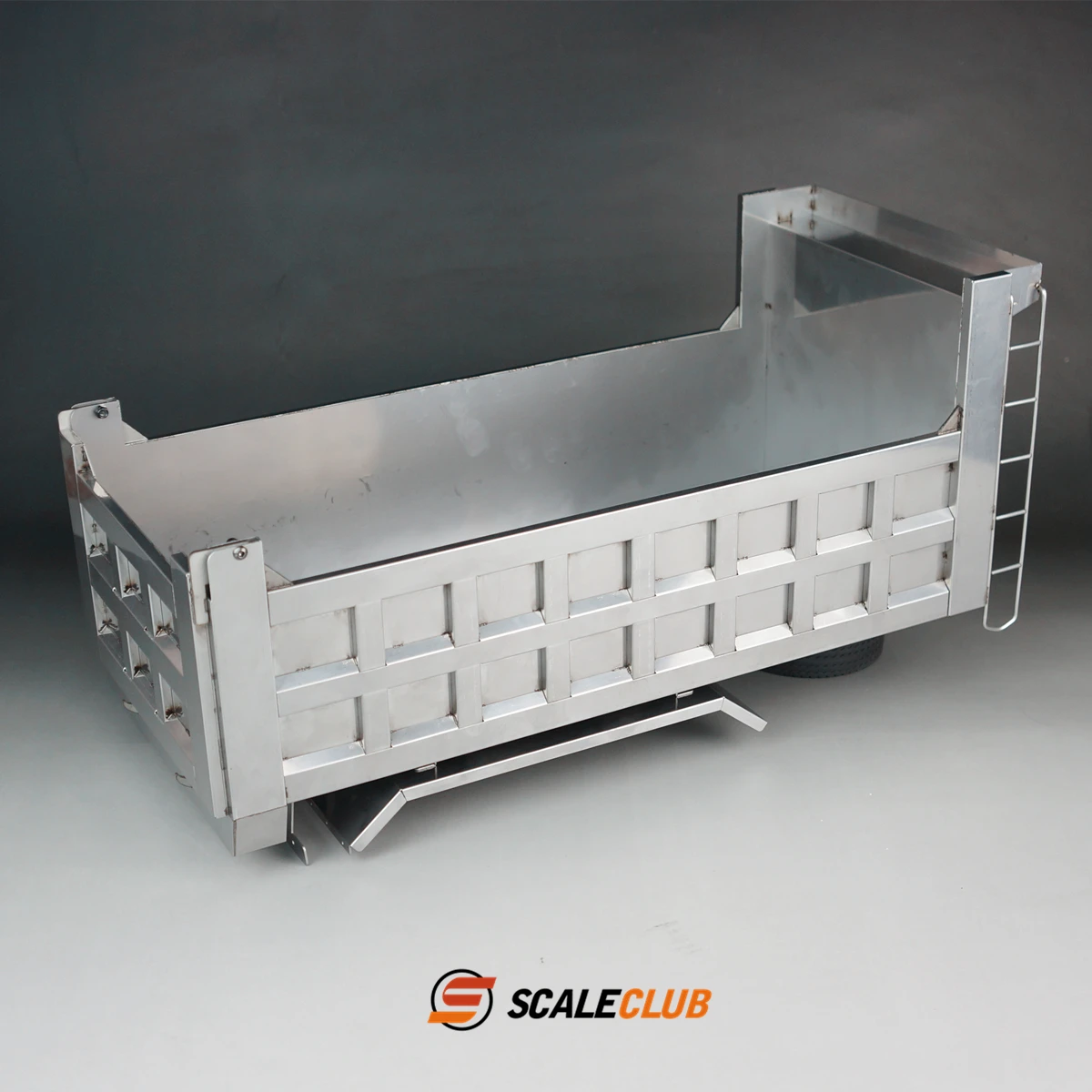 

Scaleclub Stainless Steel Sheet Metal Domestic Mud Head Square Bucket Mud Head 1/14 Carriage Body For Tamiya Lesu For Scania