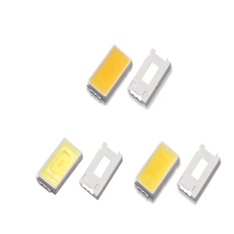 100 Pz 5730 Led Bianco 0.5W 55-60 150Ma Bright True White 6000-7000K / Natural 4000-5000K / Warm 2800-3200K / Cool 9000-13000K
