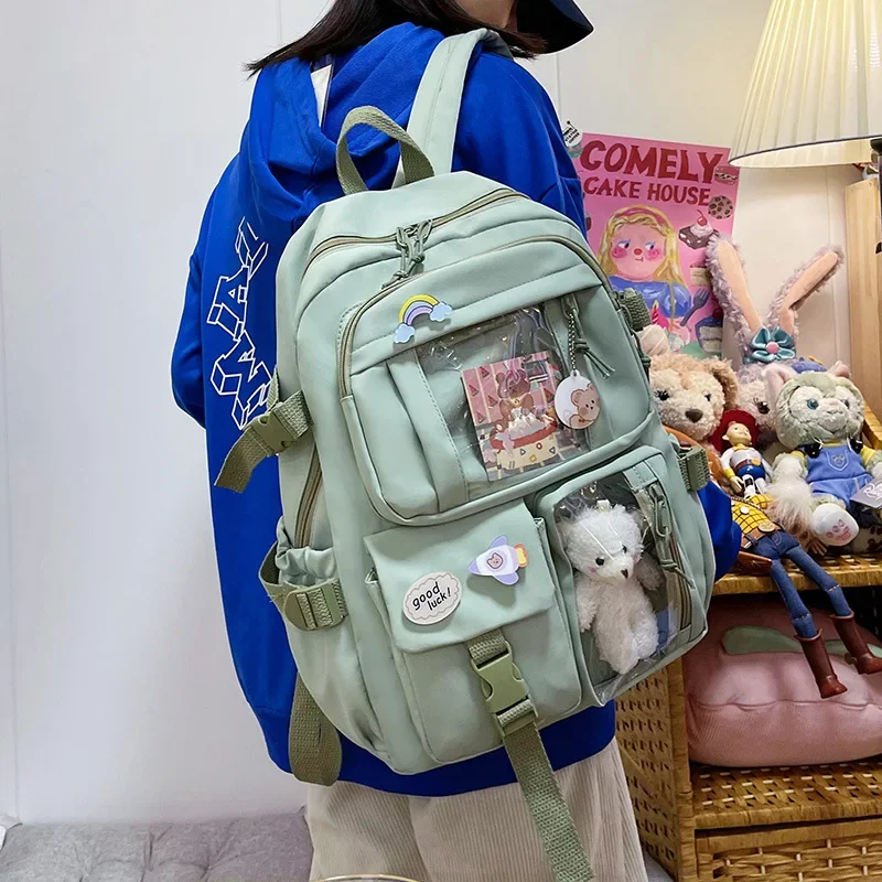 itabag backpack large capacity lightweight large capacity high school students schoolbag female hundreds of shoulder bags 3