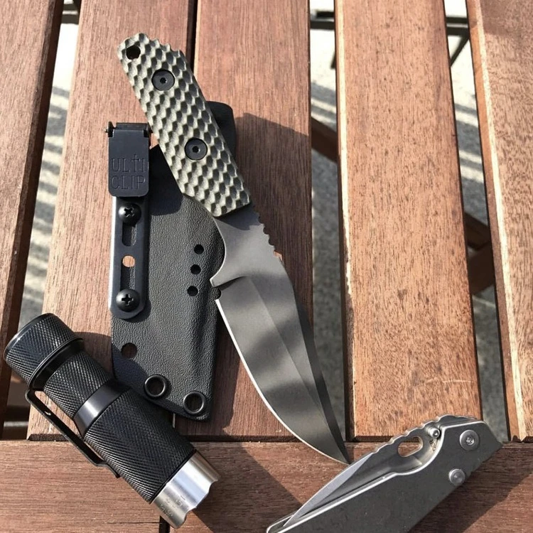 Hüftclip Ulticlip Messerscheide Hüftklemme K Scheide Kydex Pistolenholster Edelstahl Clip Hüftclip Ulticlip Allgemeiner Stil – Detail 16