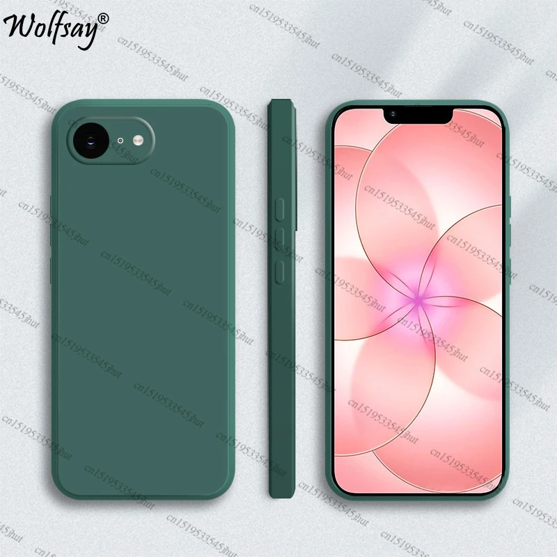 Shockproof Soft Liquid Silicone Back Case - Original  Cover