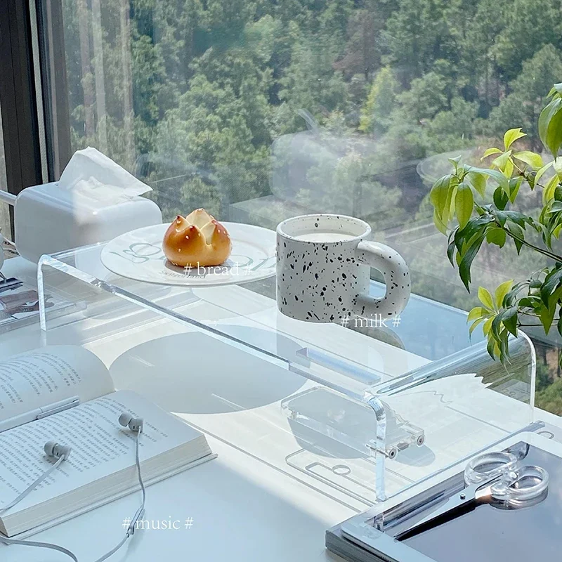 Ins Transparent Acrylic Height Enhancement Shelf Desktop Organizer Computer Organizer Layered Shelf Computer storage shelf Ins Transparent Acrylic Height Enhancement Shelf Desktop Organizer Computer Organizer Layered Shelf Computer storage shelf