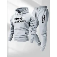 2025 populaire automne et hiver nouveaux vêtements de sport à capuche vêtements de sport mode vêtements de sport à capuche vêtements de sport décontractés et pantalons deux en un 1