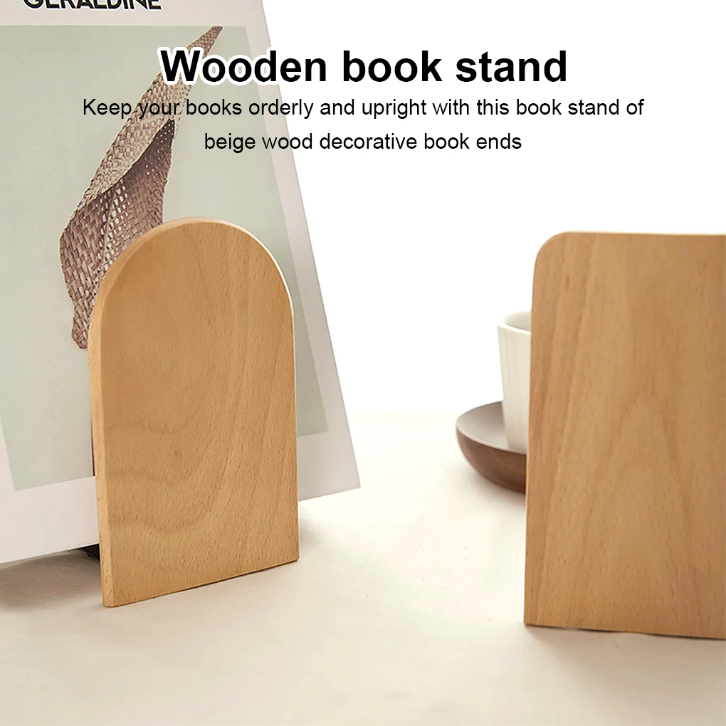 Household Hotel Shelf Book End Holder Stands Living Room Bookends Anti Tip-over Bookracks Birthday Festival Round