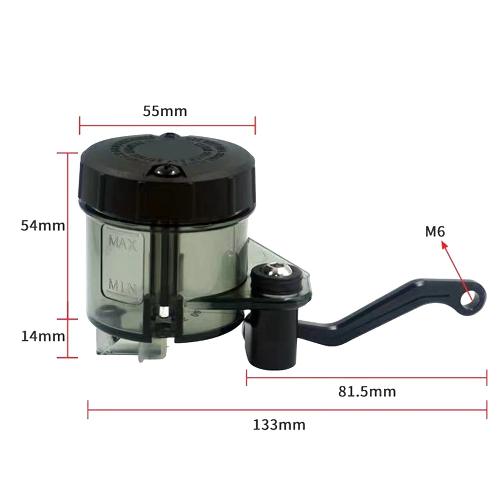 Réservoir Liquide Frein/embrayage Moto – Alliage Aluminium, Voyant Niveau, Universel, Avec Joints