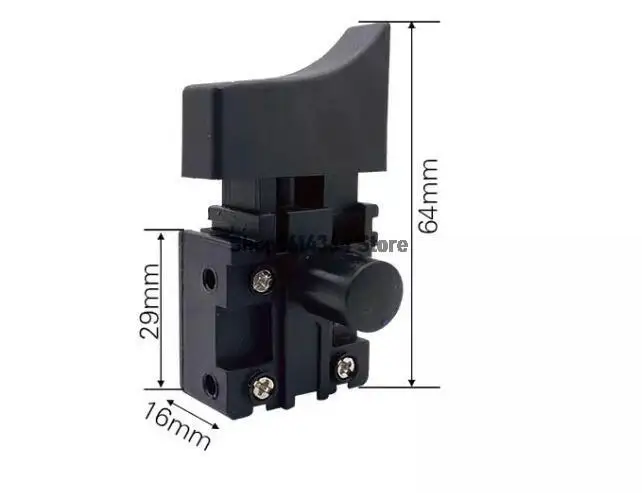 AC 250V/Plastic SPST Lock on Circular Saw Trigger Switch 125 150