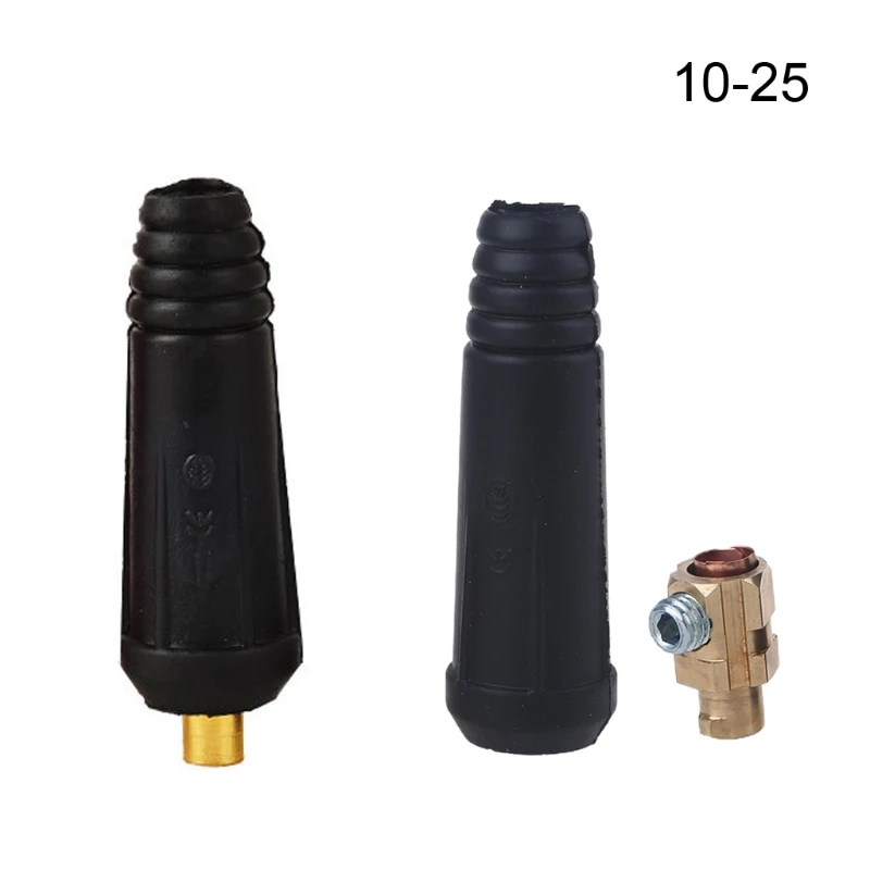 Europe Welder Quick Fitting Male Cable Connector Socket DKJ 10-25 50-70 Plug Adapter Female Insert Welding Machine Parts