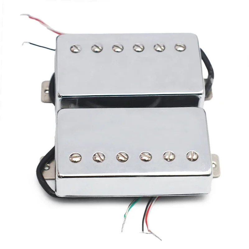 送料無料AS-9音色Alnico2:N&M=6.5/B=Alnico5=12k Alnico 2 Humbucker Guitar Pickup 4 Coil Cable 7.5k/8.6k/15k