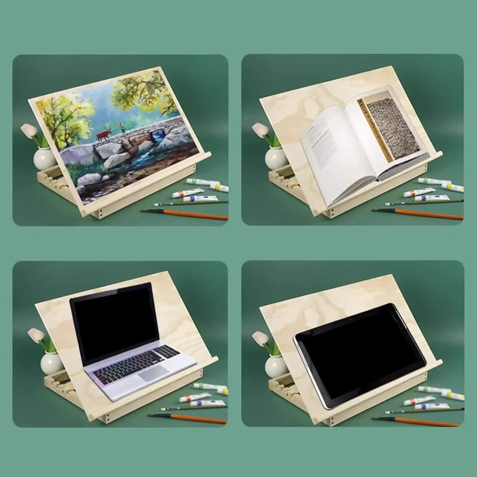 Tabletop Easel Stand Multifunctional Desk Easel for Books Drawing Painting