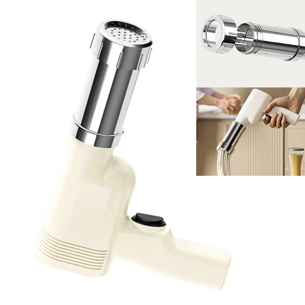 Description Picture 6 of itemElectric Noodle Maker Cordless Handheld Noodle Press Gun 5 Molds USB Charging Utility Kitchen Gadget