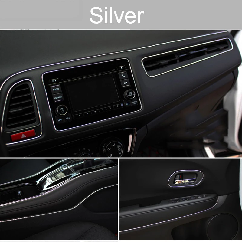 Decorazione per modanatura Auto strisce flessibili 1/3/5M modanature per interni Auto copertura per Auto Trim cruscotto porta Edgein Car-styling universale - Image 5