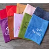 Customized Fine Fiber Towel 35 x75cm Thicked Pet Towel Personalized Embroidered Name Beauty, Hair Care, Cleaning Soft Towels 1