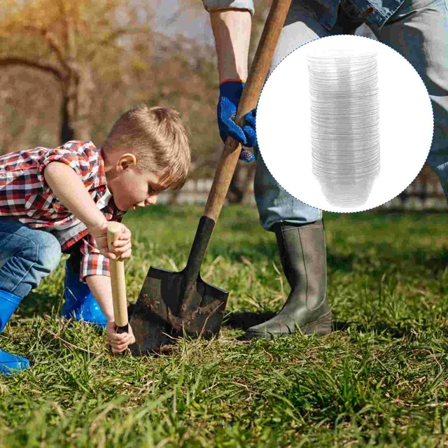 Cove Dome Műanyag Fedelek Termesztése Csészék Átlátszó Fagyasztás Kert Tiszta Melegítés Téli Hidroponikus Csengő - Image 6