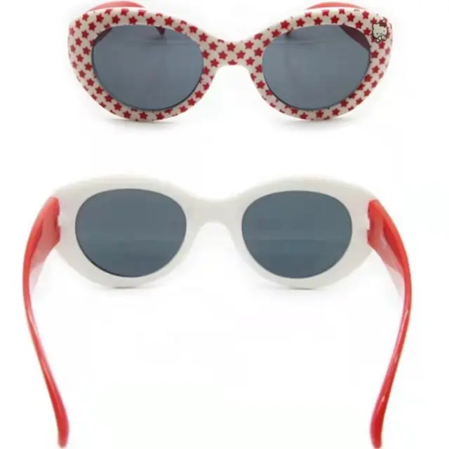 TAKARA TOMY Hello Kitty New Summer Girls Outdoor Sunscreen UV Protection Sunglasses Seaside Beach Cute Sweet Glasses 2