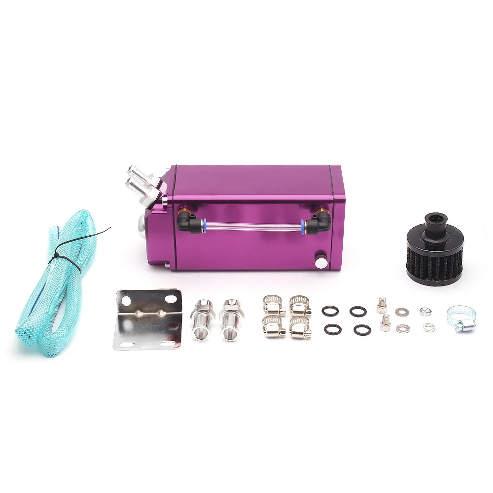

Car Modification Square Engine Oil Breathable Pot with Air Filter Breathable Pot Universal Engine Oil Jug Filter Pot