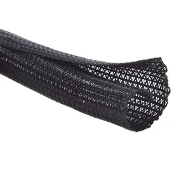 Flexible Cord Protector and Cable Sleeve - 3M (Black)