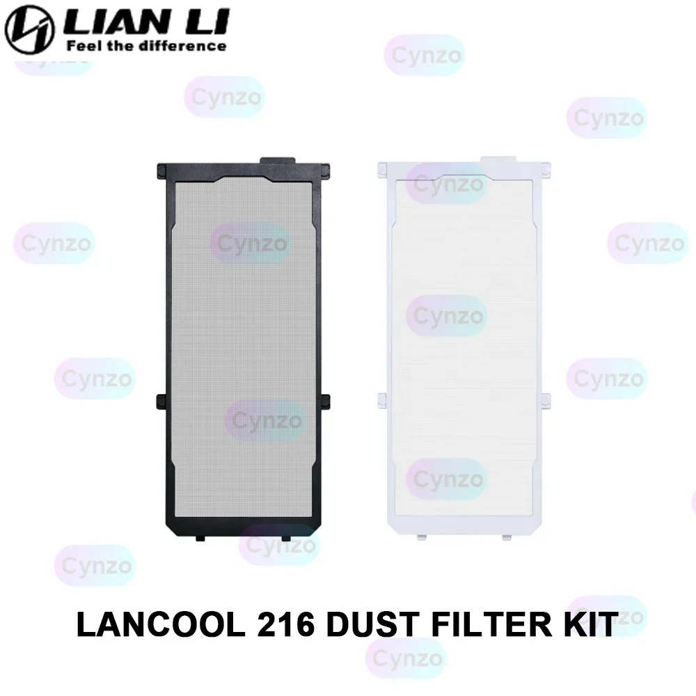 Lian Li-filtro Magnético de Alta Densidade para Lancool 216 Chassis Painel de Malha Frontal pc Case Dust Net Preto e Branco Lan2162x 2w