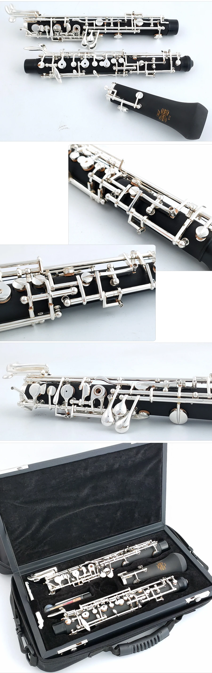 Description Picture 2 of itemMORESKY Professional C Key Oboe Full-automatic Style Silver Plated Keys S12