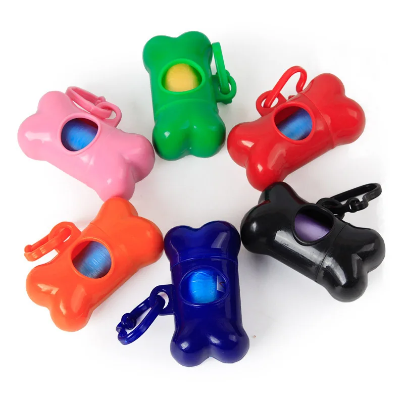 

Bone Shaped Poop Bag Dispenser Pet Waste Disposal Bag Dispenser With Waste Bag Poop Bag Dispenser Leak-Proof Pet Waste Bags