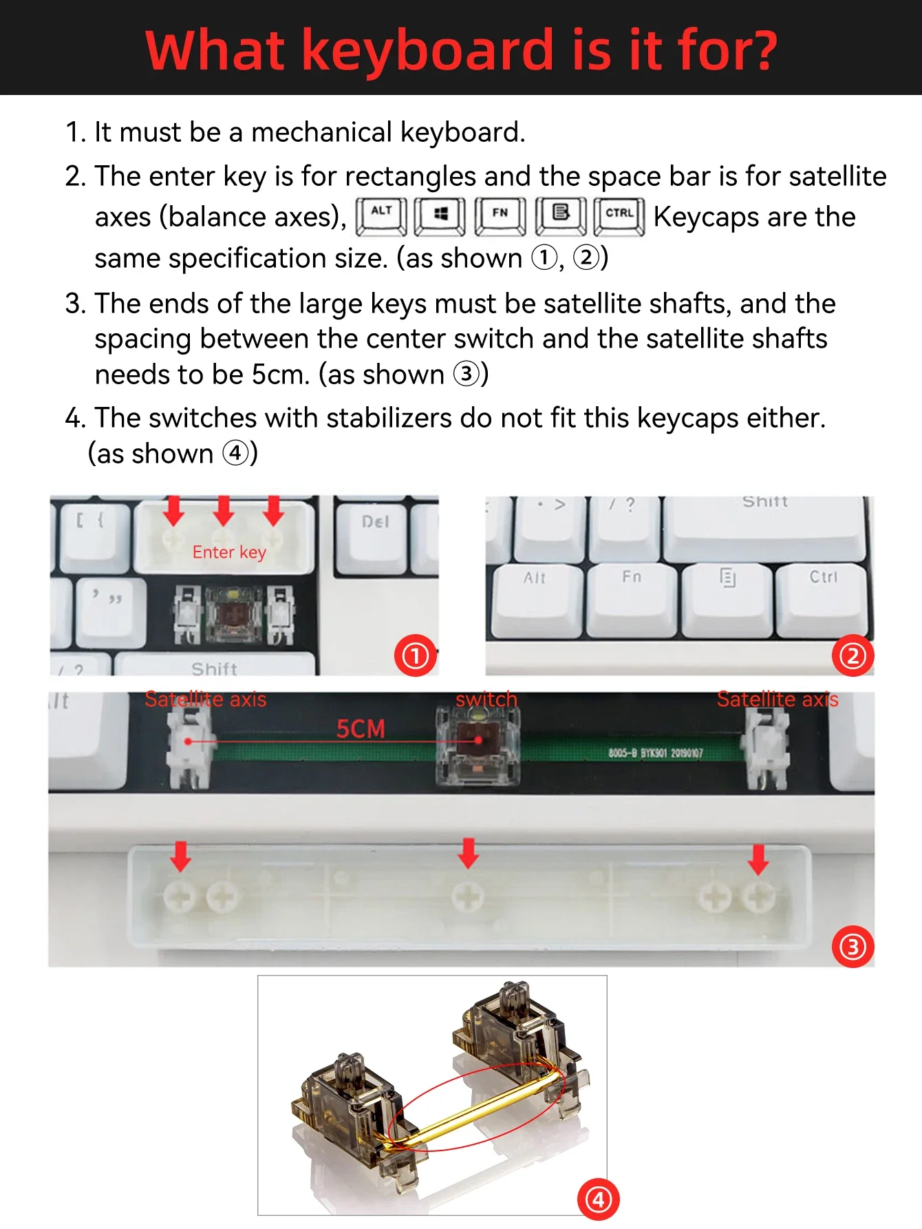 129 keys PBT pudding keycaps compatibility diagram