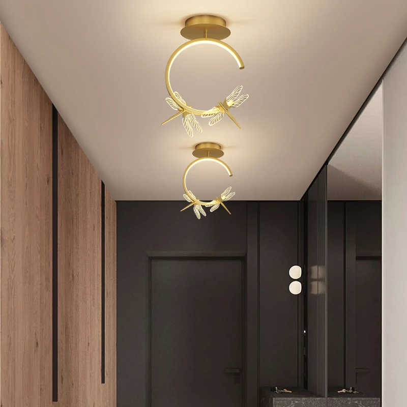 

Modern LED Chandelier Lights Nordic Style Bedroom Living Ceiling lights New Home Corridor Aisle Loft Indoor Lighting Luminaire