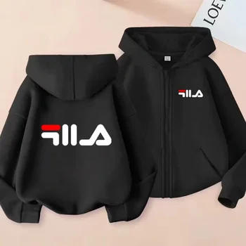 2025 The latest Collection for Autumn and Winter Girl Boy Zip Sweatshirts Hoodie Sweatshirt Zipper Hoody Kids Fashion Casual Top