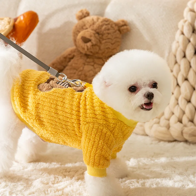 Pet clothing for Small Dog Cat Clothes Sweater Jacket Autumn Winter Pet Supplies Bulldog Chihuahua Shih Tzu Sweatshirt Pullover