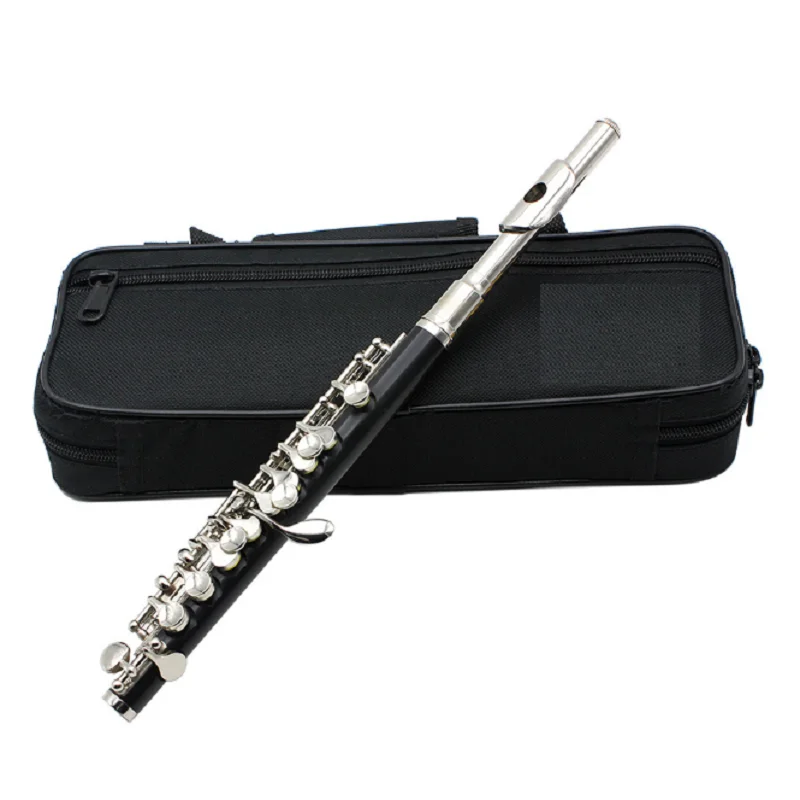 Piccolo Cloth Box in C Tone, silvered, Western Musical Instrument