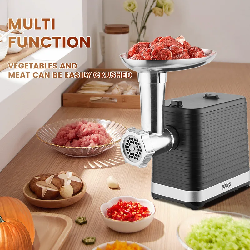 Electric Meat Grinder For Household Multi-Function Automatic Small Stainless Steel Ground Meat Filling Machine