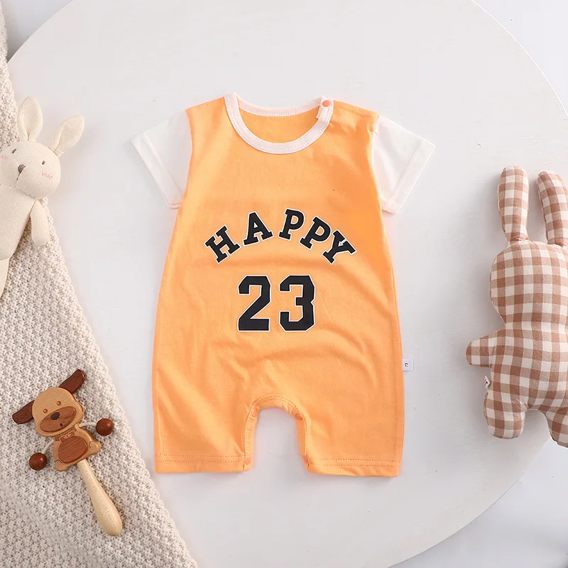 best baby bodysuits Newborn Baby Boys Girls Cartoon Short Sleeve Kids Rompers Summer 100% Cotton Infant Baby Romper Toddler Girl Jumpsuits Clothes baby bodysuit dress Baby Rompers