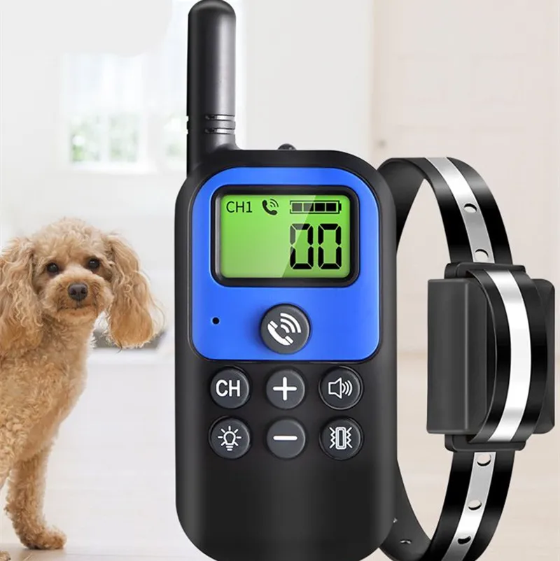 1500m Remote Dog Training Collar with Call function Electric Collar for dog Intercom Shock Vibration Beep Waterproof Pet Item