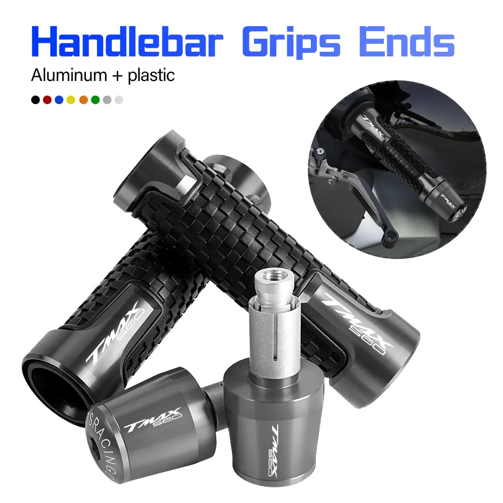 

7/8'' 22mm Motorcycle Non-slip handlebar grips ends handle bar Anti-skid grip end FOR YAMAHA TMAX560 T-MAX 560 tmax560 2021 2022