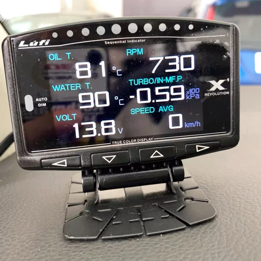 Lufi Ʈ  Ƽ 跮 ,  , ͺ νƮ  з µ, RPM ӵ, HUD ڵ ׼, X1 OBD2