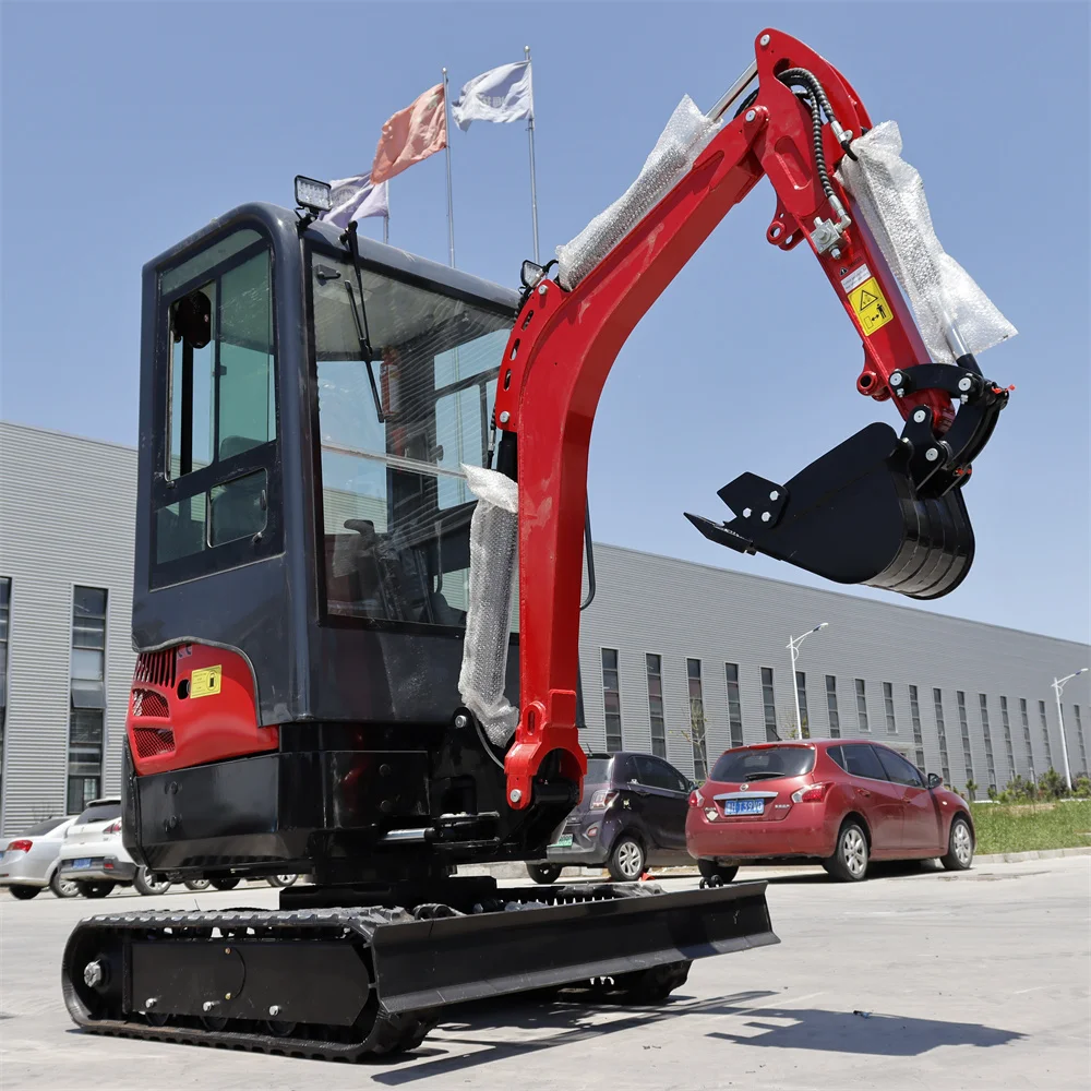 Mini Escavatore Cingolato Idraulico 1 Tonnellata 1.5 Ton 1.8Ton Prezzi Della Macchina Scavatrice
