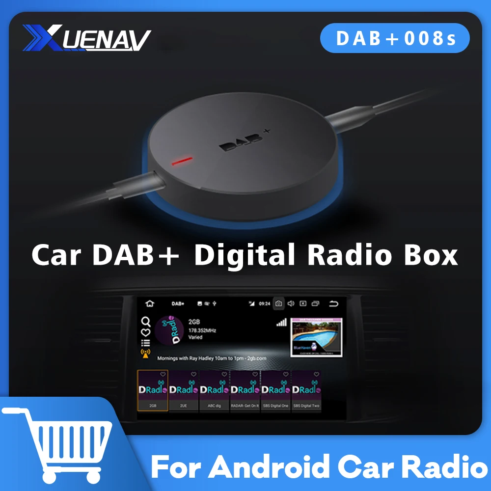 DAB DAB USB Dongle Adapter Digitalradio Tuner Empfänger für Android Autoradio