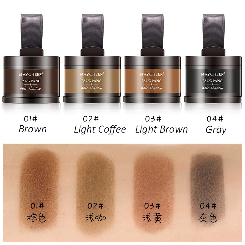 Hair Building Powder Maycheer Hair Fluffy Root Cover Up Natural Hairline Shadow Concealer Coverage