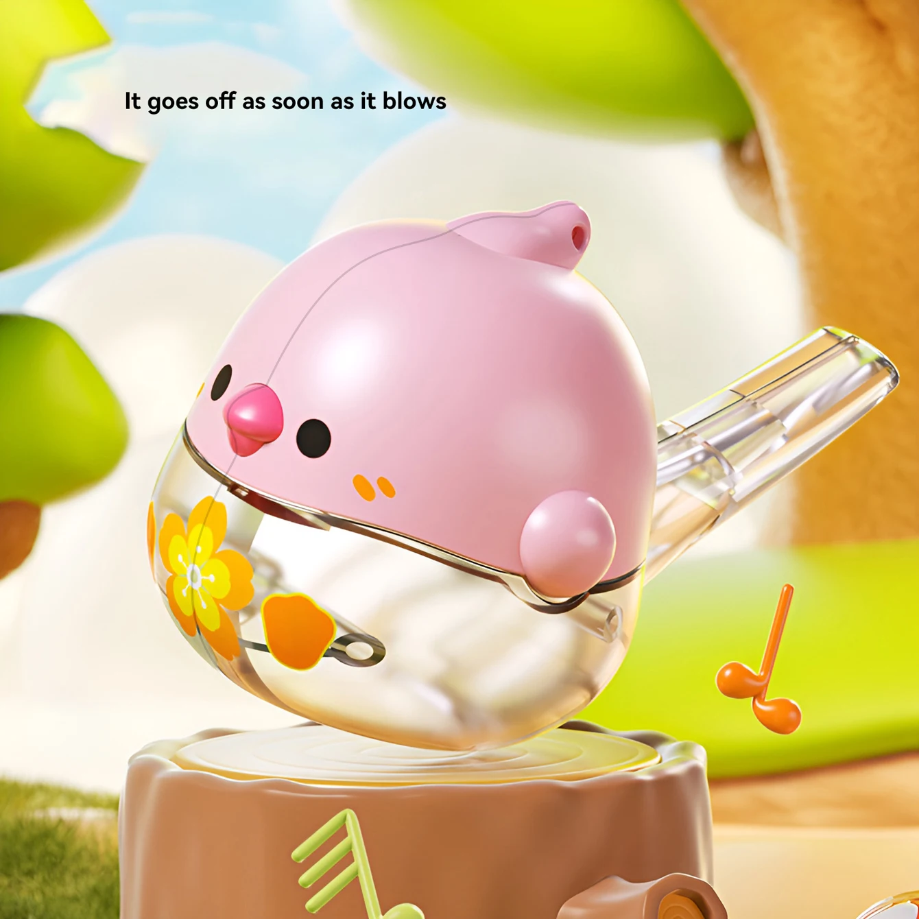 Mini instrument de musique de coup de sifflet pour des enfants, jouet de l'eau – Image 4