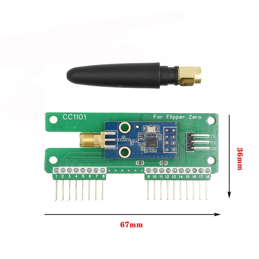 Flipper Zero CC1101 module subGhz 433MHz DIY electronic products