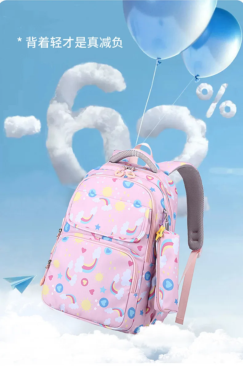 Elementary School Backpack For Girls AMYATLIY In Dinosaur