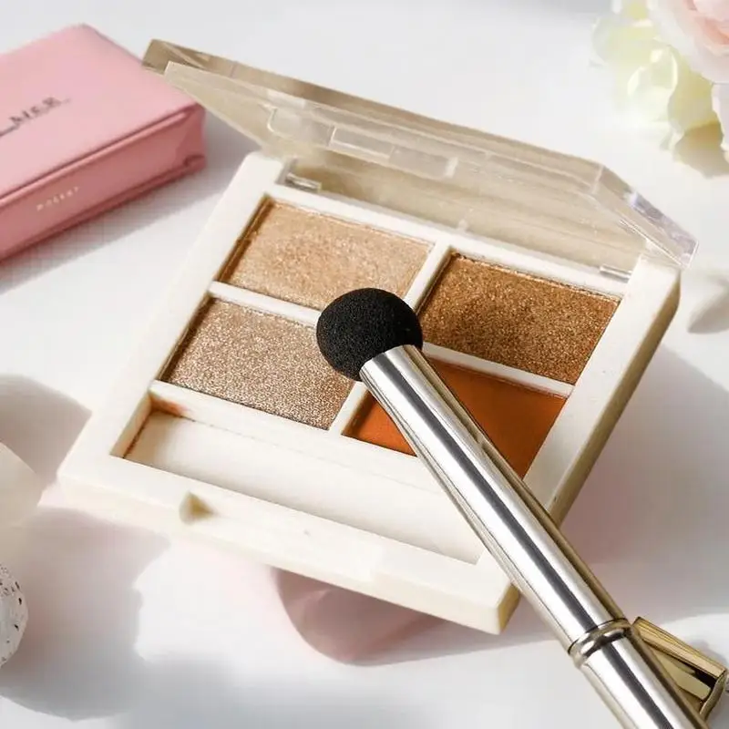 Double Ended Makeup Brush Set Detachable Travel Contour Concealer Brush Eyeshadow Blending Contouring Brush Face Cosmetic Tools