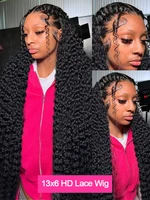 Perruque Bouclée Perruques Vietnamienne Haut Qualité Perruque 360 Lace Frontal Cheveux Humain Cheveux Humains Full Lace Perruque 13x6 Transparent Lace Perruque Raw Hair Sans Colle Perruques Dentelle Haute Densité 250% 6