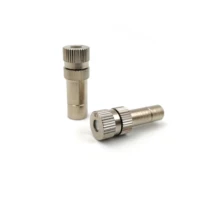 6mm Low Pressure Fine Atomization Nozzles 0.15~0.8mm Brass Misting Sprayers Irrigation Disinfection Cooling Fog Nozzles 1