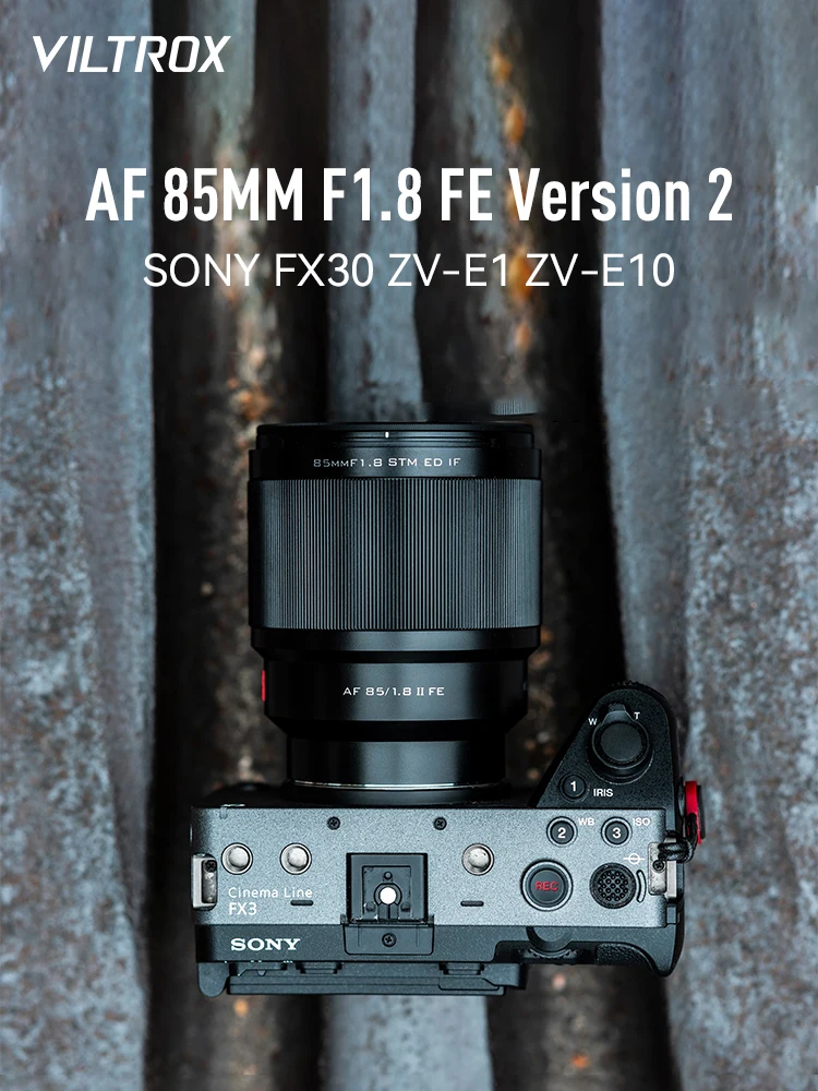 Camera Lens Viltrox AF 85mm F1.8 II Full Frame Auto Focus for Sony ZV1 A7IV A7III A7 Nikon Z 85 1.8