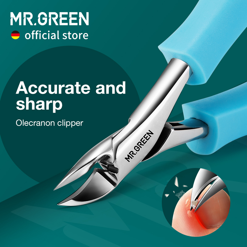 MR.GREEN Nail Clippers Toenail Cutters Pedicure Manicure Tools Anti-Splash Ingrown Professional Correction Tool Sets