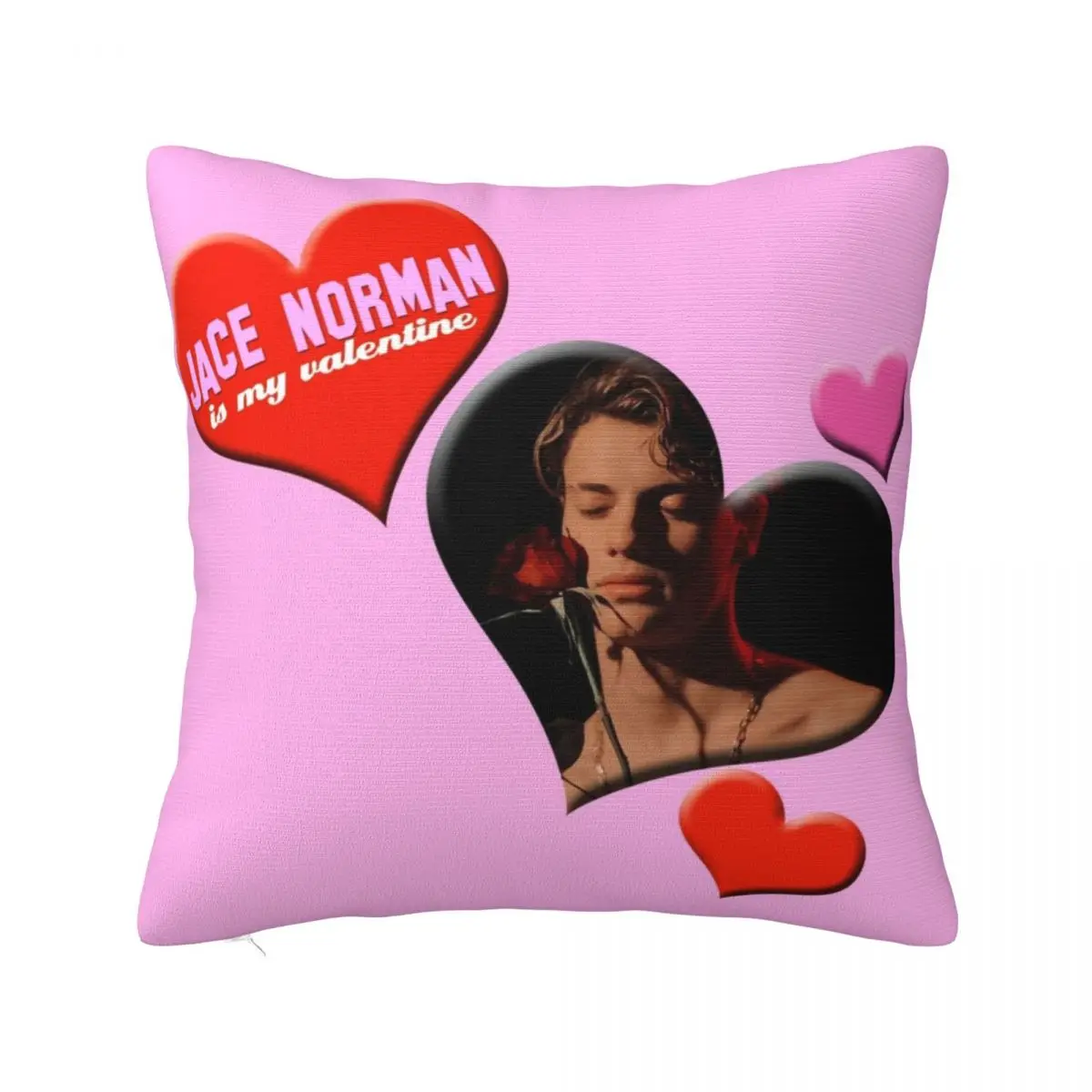 

Jace Norman is my Valentine Throw Pillow Sofa Cushions Covers New year christmas ornaments 2024