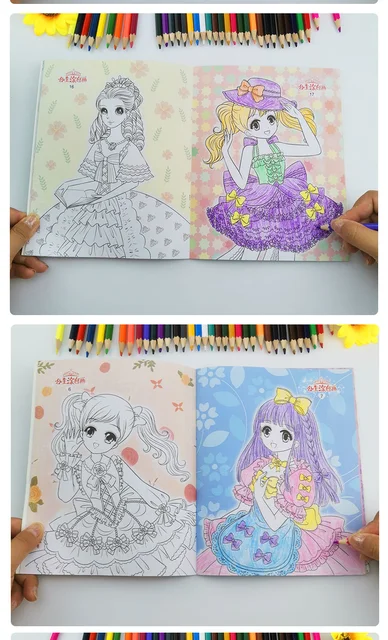 Princesa Livro de coloração para crianças, jogo de colorir para meninas,  jardim de infância e de criança meninas pré-escolar, as crianças todas as  idades. Imagens bonitas de princesas, cavaleiros, castelos, unicórnio,  cavalo