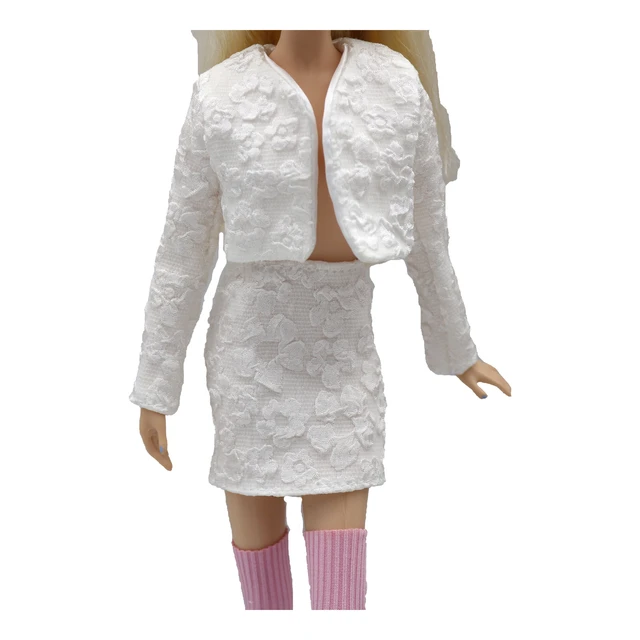 Moda roupas de boneca uma saia passo simples terno artesanal roupas para barbie  roupas 1/6 boneca acessórios traje presente da menina - AliExpress